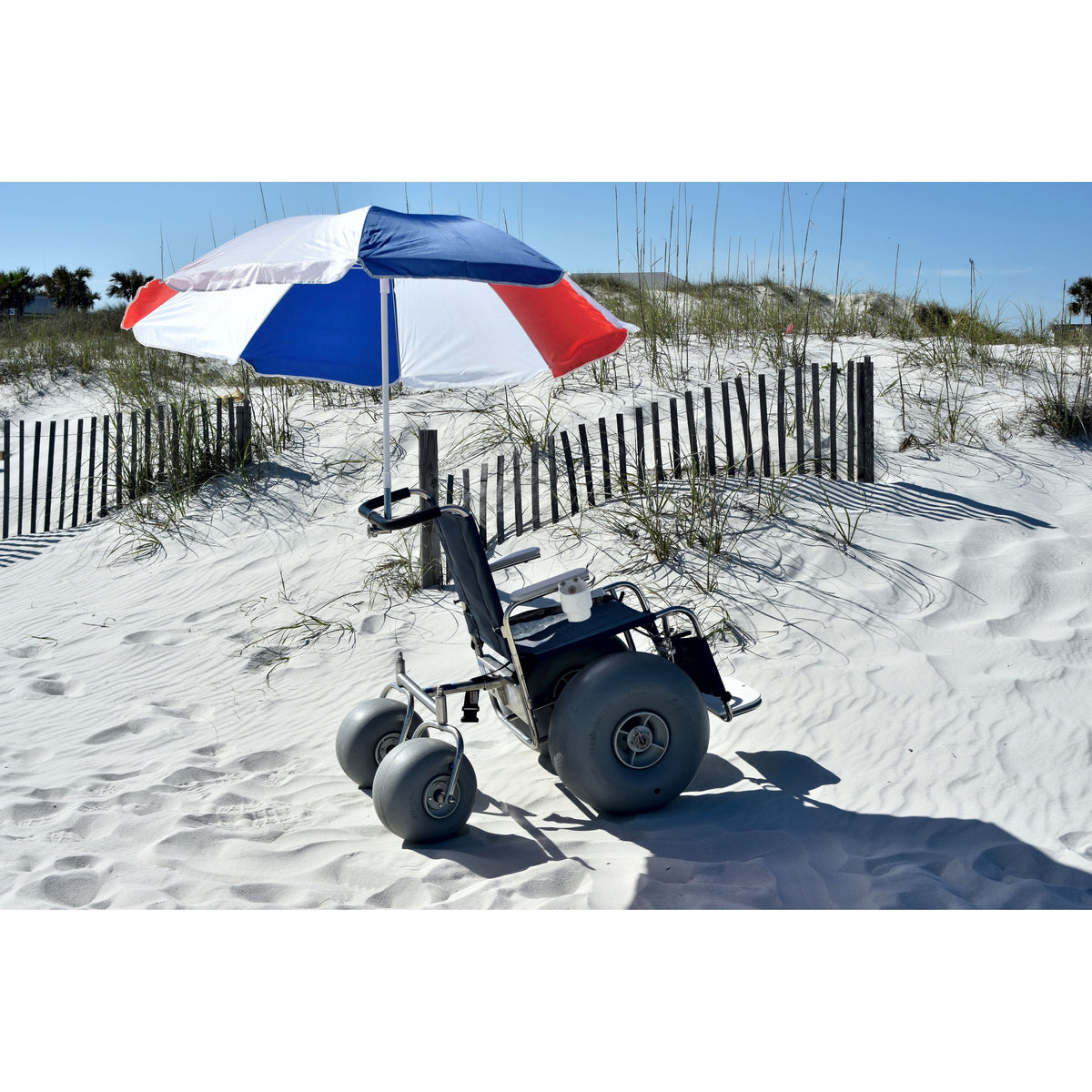 DeBug fixed frame all-terrain beach wheelchair