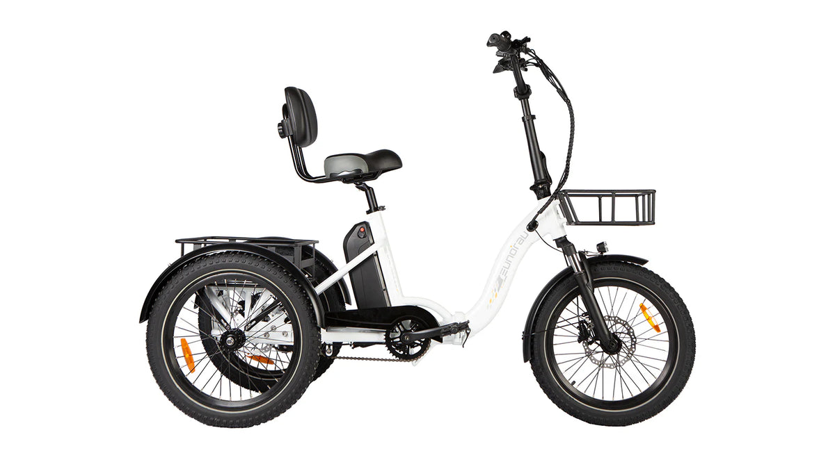 EUNORAU One-Trike 2.0 48V 500W Electric Trike Folding 440lbs 50mi