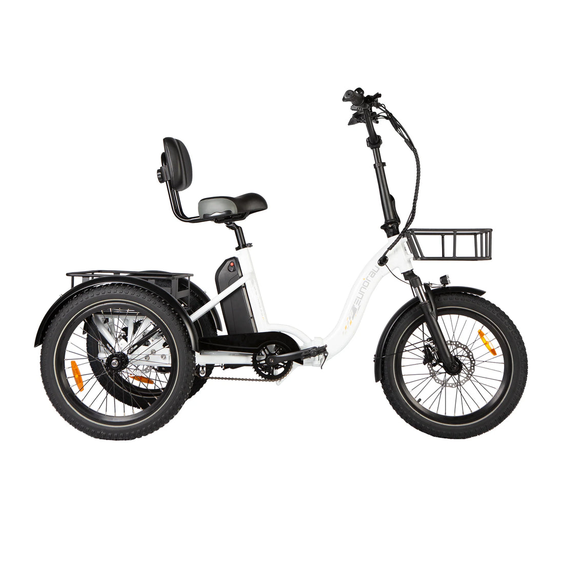 EUNORAU One-Trike 2.0 48V 500W Electric Trike Folding 440lbs 50mi