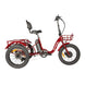 EUNORAU New-Trike 2.0 folding electric tricycle rear basket