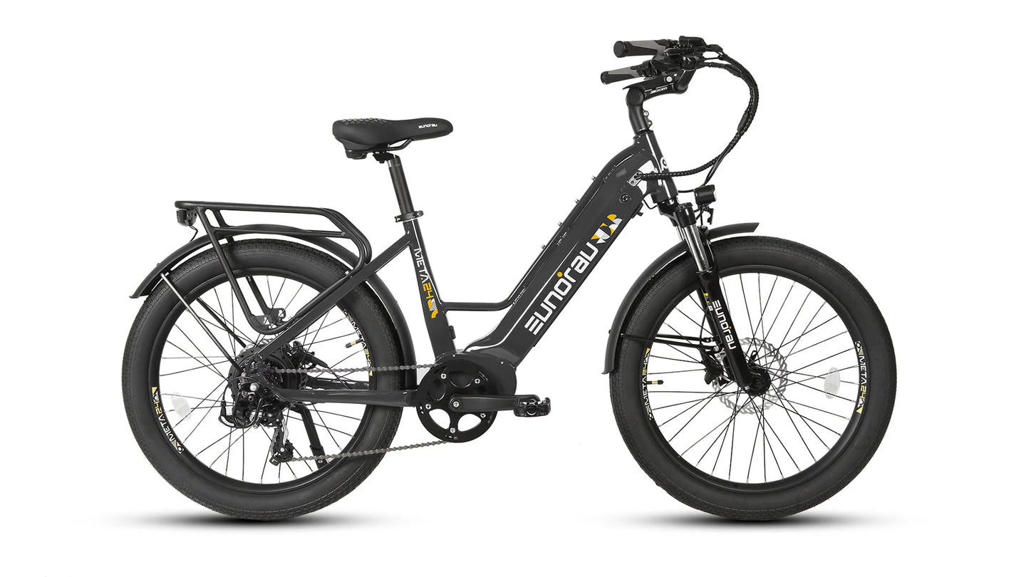 EUNORAU Meta24 1.0 48V 500W Torque Sensor 24" Fat Tire eBike 100mi