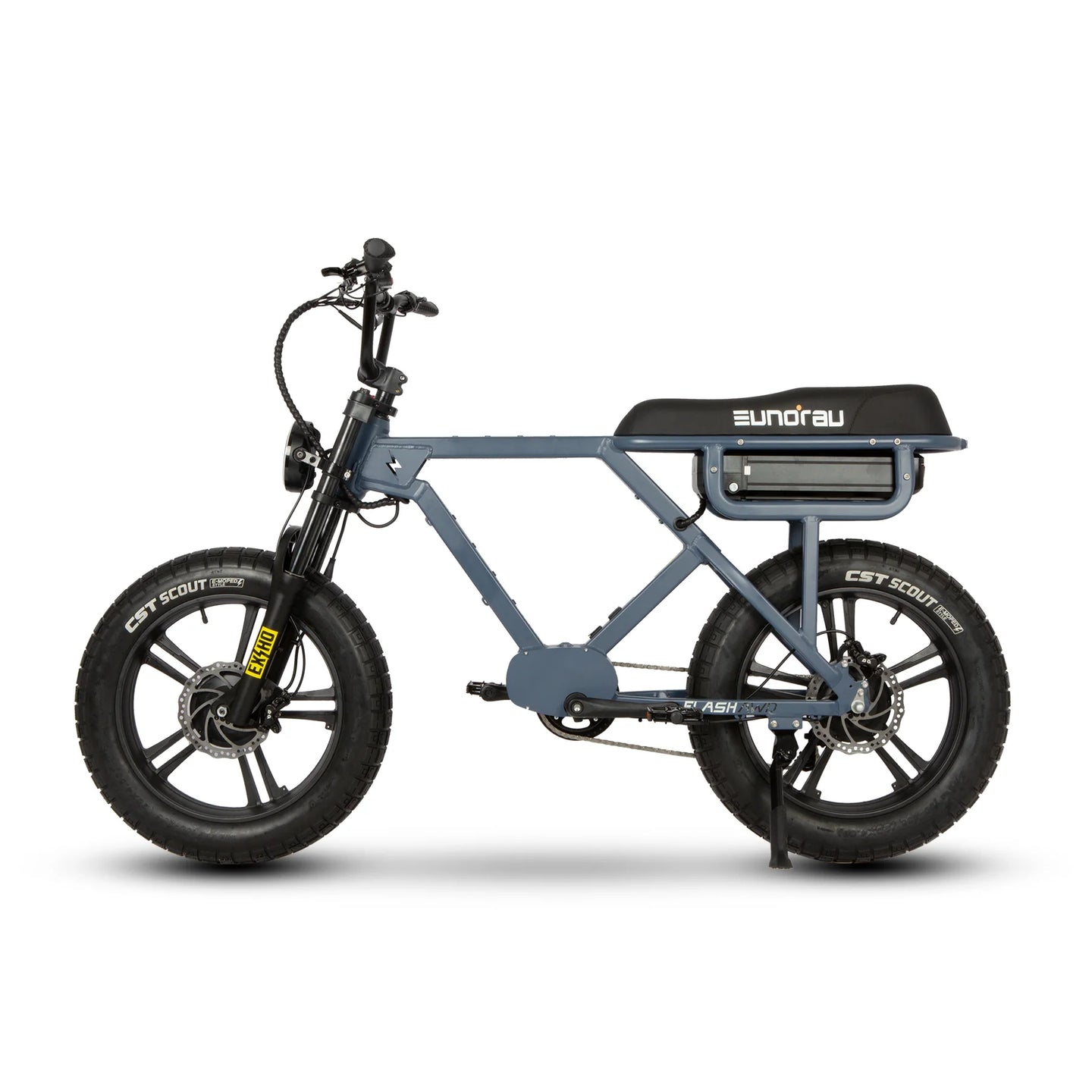 EUNORAU Flash AWD 52V 1500W Dual Motor Triple Battery eBike 220mi
