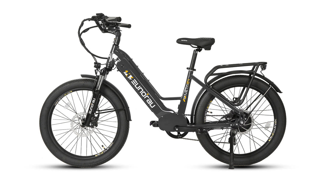 EUNORAU Meta24 1.0 48V 500W Torque Sensor 24" Fat Tire eBike 100mi