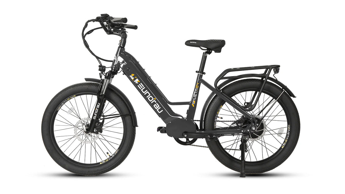EUNORAU Meta26 1.0 48V 500W Torque Sensor 26" Fat Tire eBike 100mi