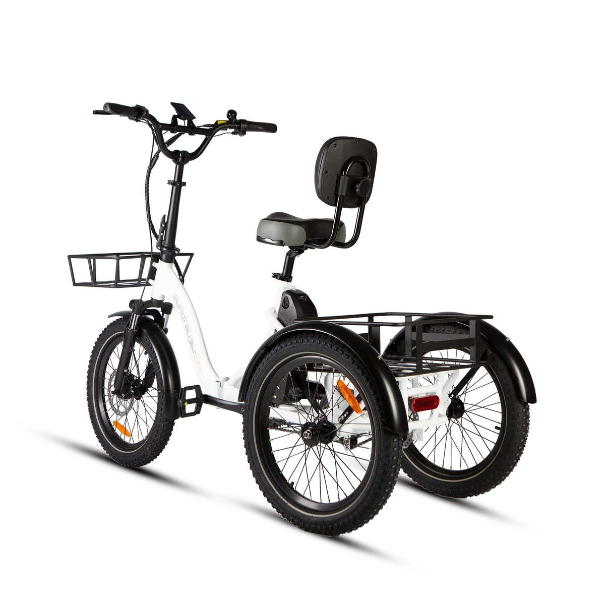 EUNORAU One-Trike 2.0 48V 500W Electric Trike Folding 440lbs 50mi