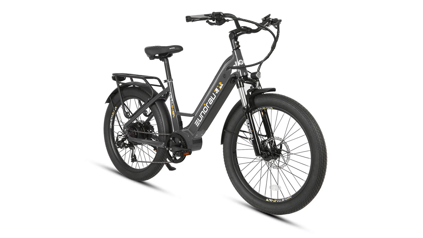EUNORAU Meta24 1.0 48V 500W Torque Sensor 24" Fat Tire eBike 100mi