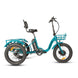 EUNORAU New-Trike 2.0 folding electric tricycle rear basket