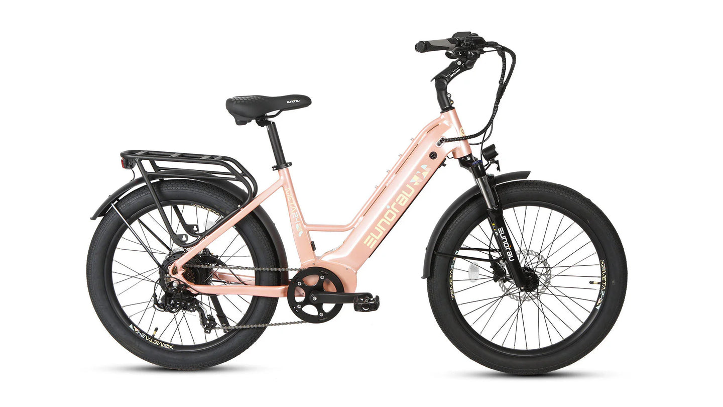 EUNORAU Meta26 1.0 48V 500W Torque Sensor 26" Fat Tire eBike 100mi