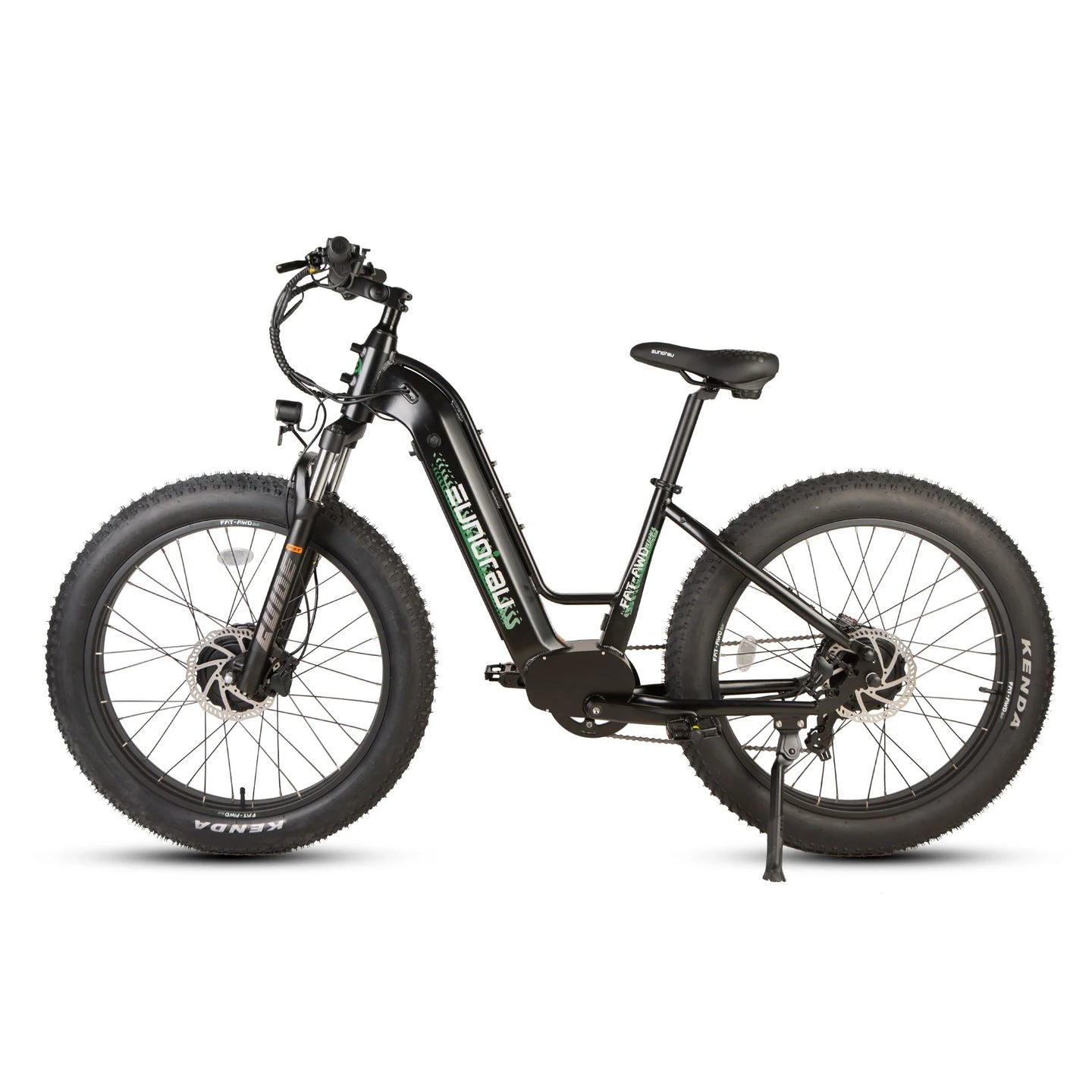 EUNORAU Fat-AWD 3.0 48V Dual 500W Motor Fat Tire eBike 80mi LG
