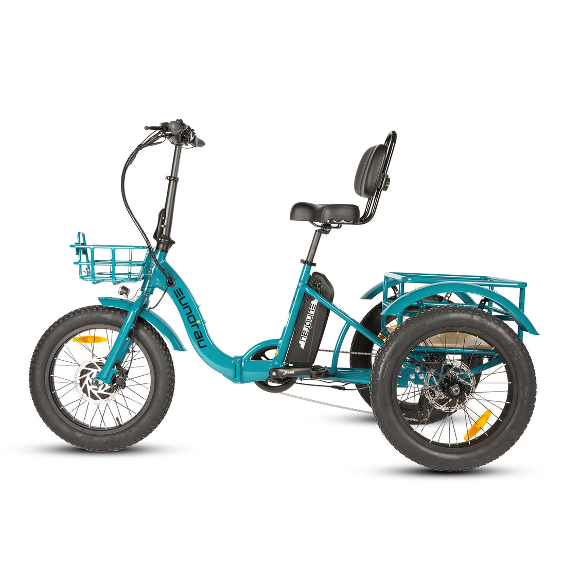 EUNORAU New-Trike 2.0 folding electric tricycle rear basket