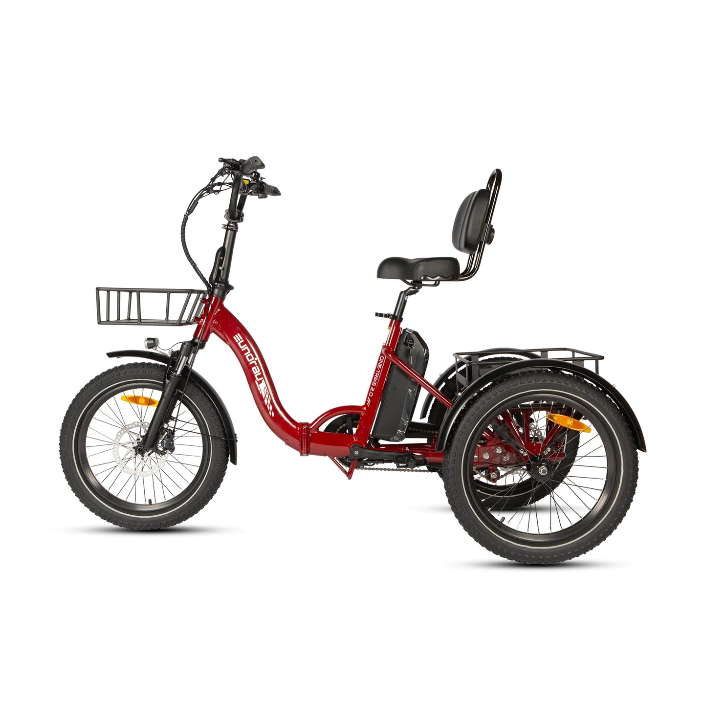 EUNORAU One-Trike 2.0 48V 500W Electric Trike Folding 440lbs 50mi