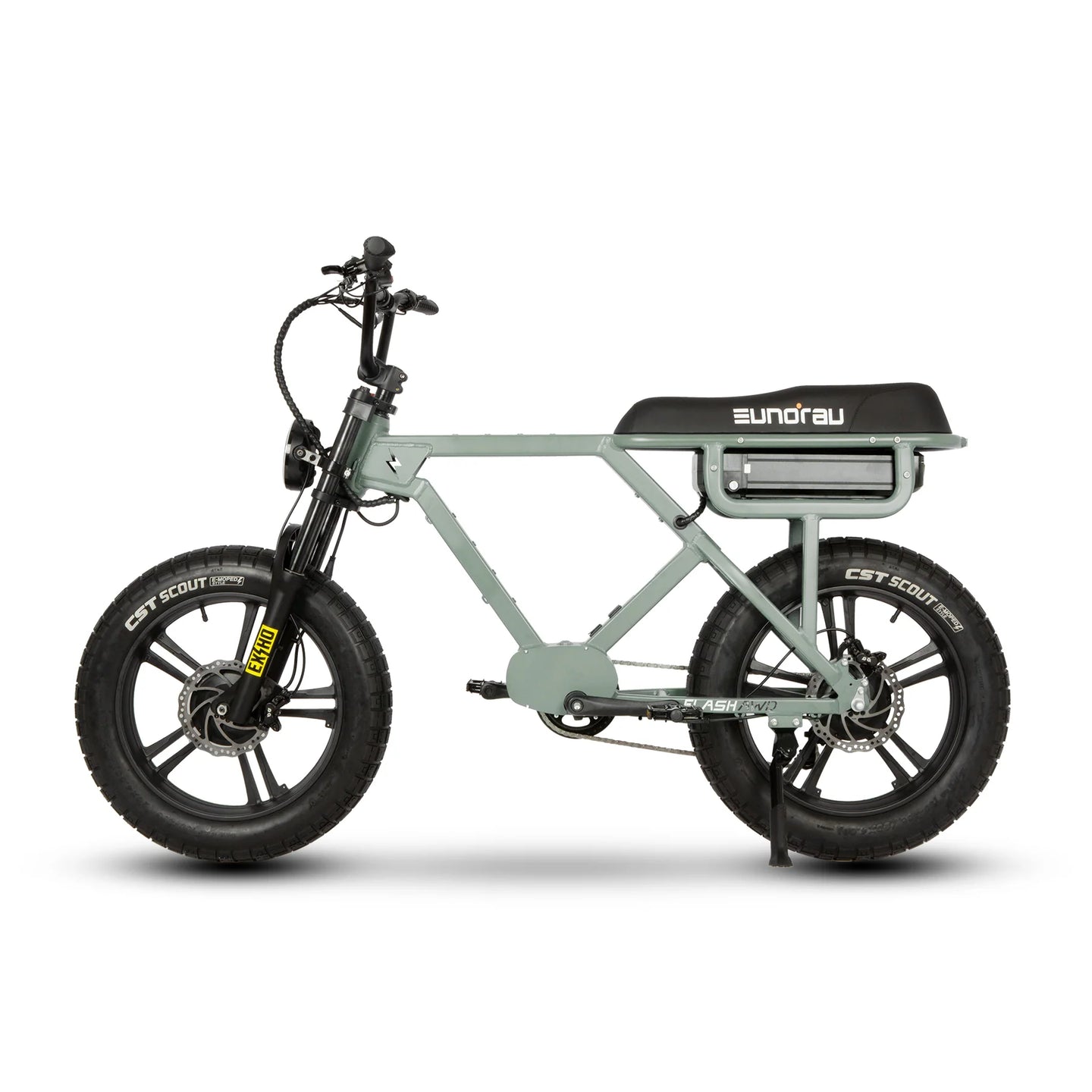 EUNORAU Flash AWD 52V 1500W Dual Motor Triple Battery eBike 220mi