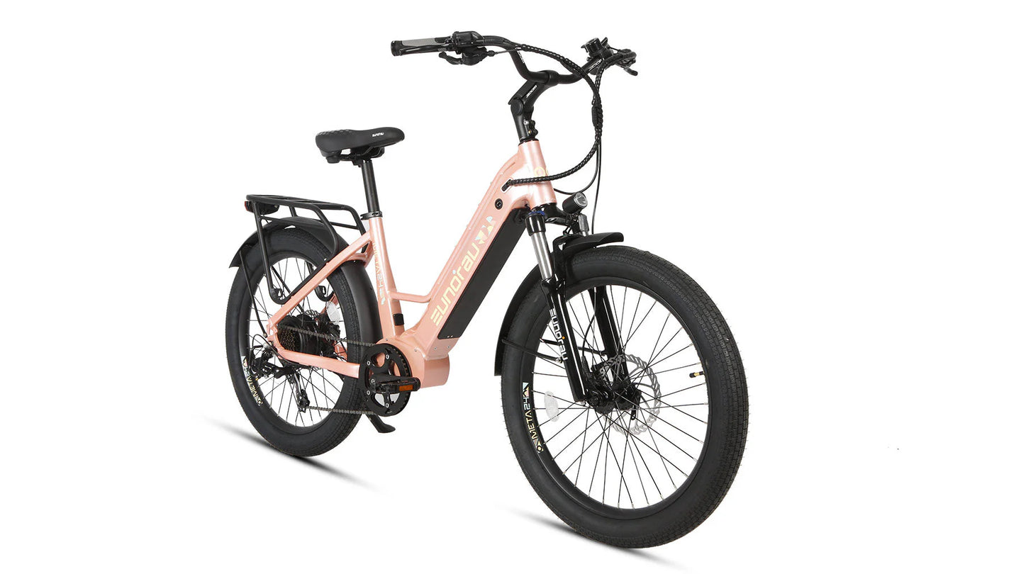 EUNORAU Meta26 1.0 48V 500W Torque Sensor 26" Fat Tire eBike 100mi