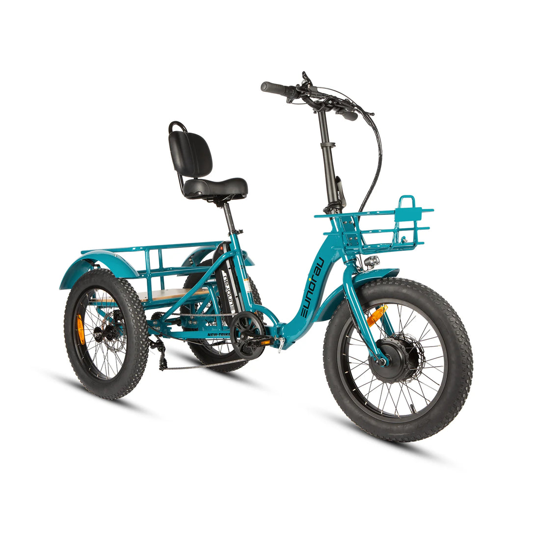 EUNORAU New-Trike 2.0 folding electric tricycle rear basket