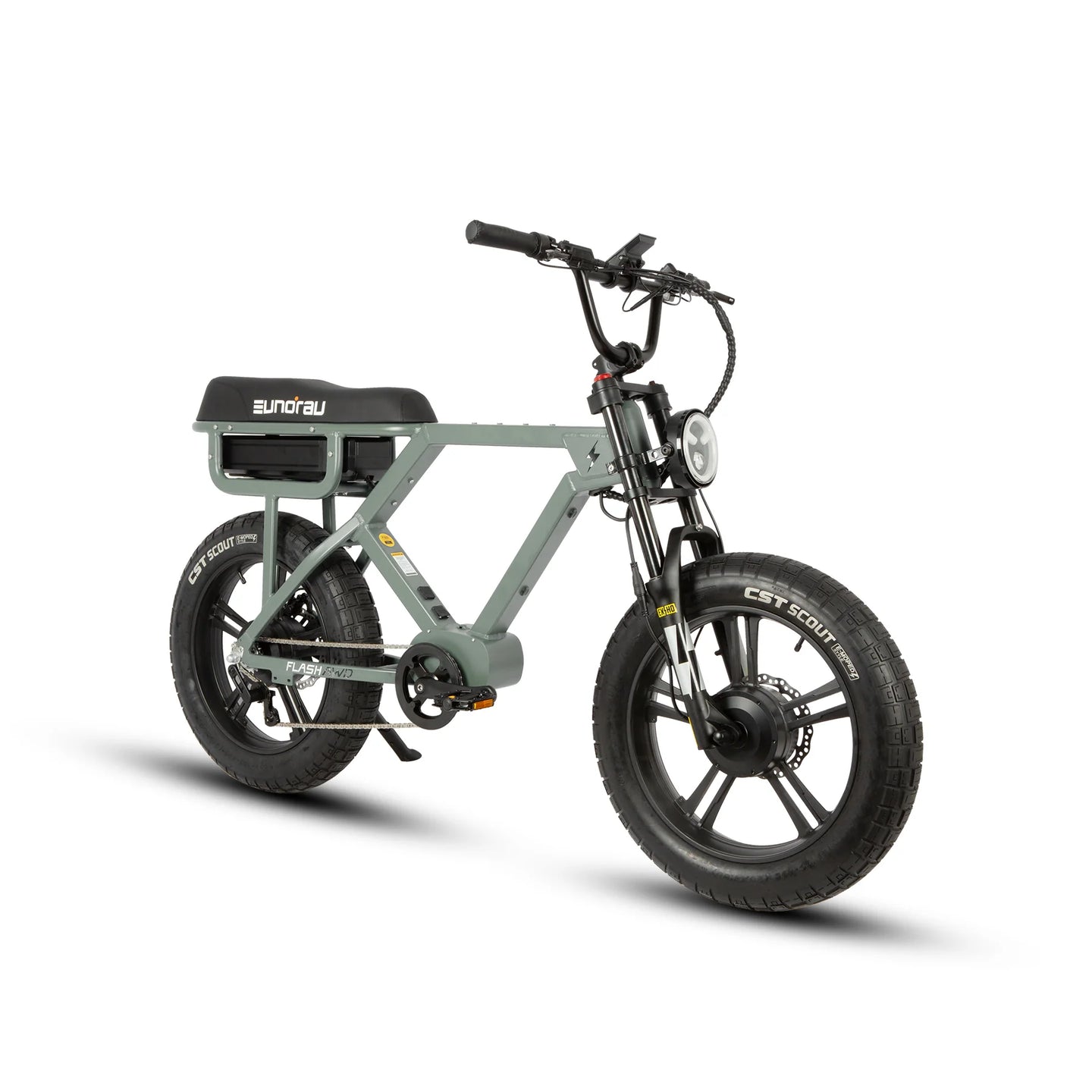EUNORAU Flash AWD 52V 1500W Dual Motor Triple Battery eBike 220mi