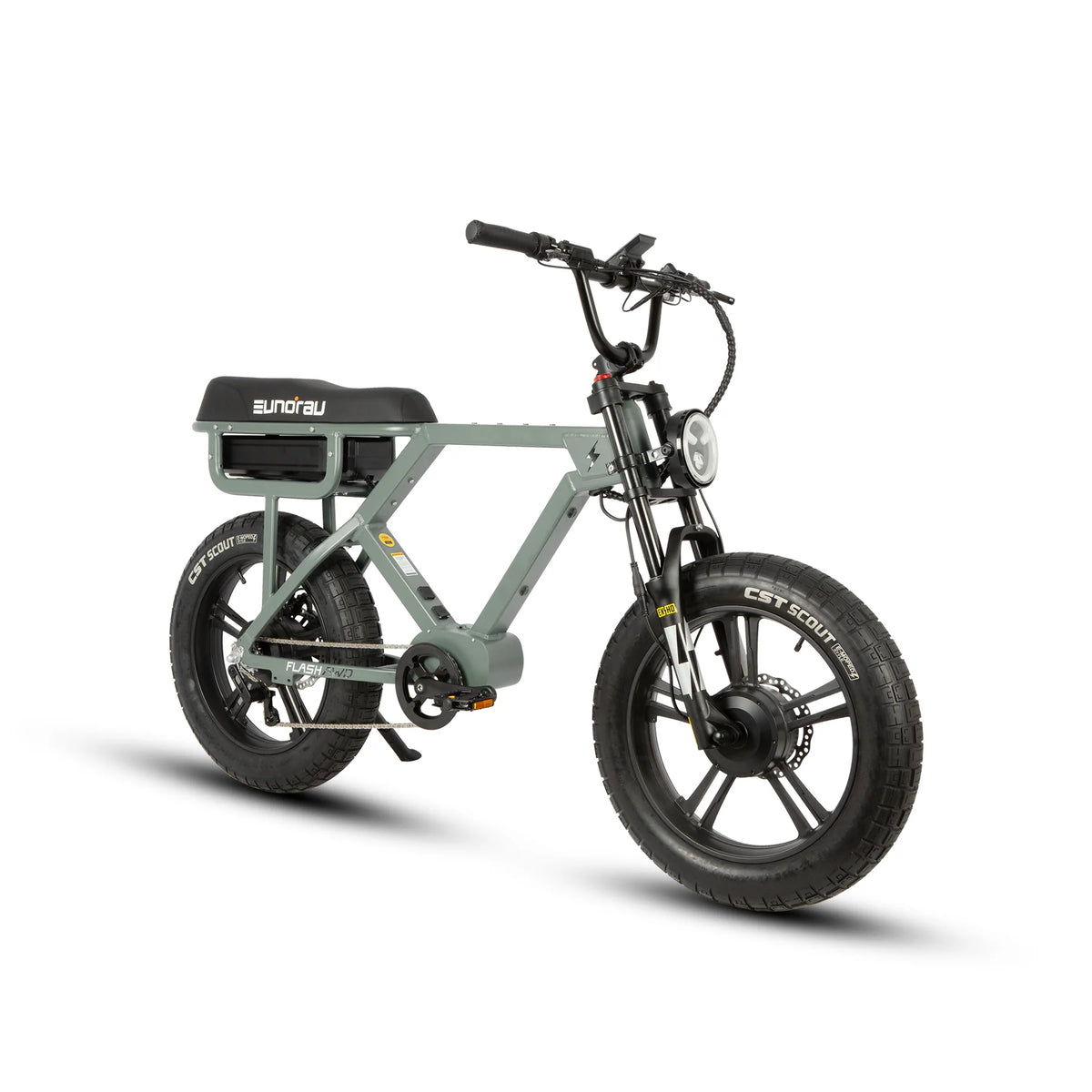 EUNORAU Flash AWD 52V 1500W Dual Motor Triple Battery eBike 220mi