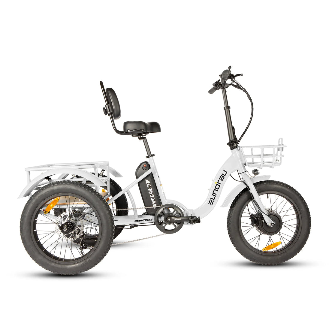 EUNORAU New-Trike 2.0 folding electric tricycle rear basket