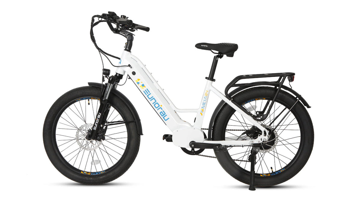 EUNORAU Meta24 1.0 48V 500W Torque Sensor 24" Fat Tire eBike 100mi