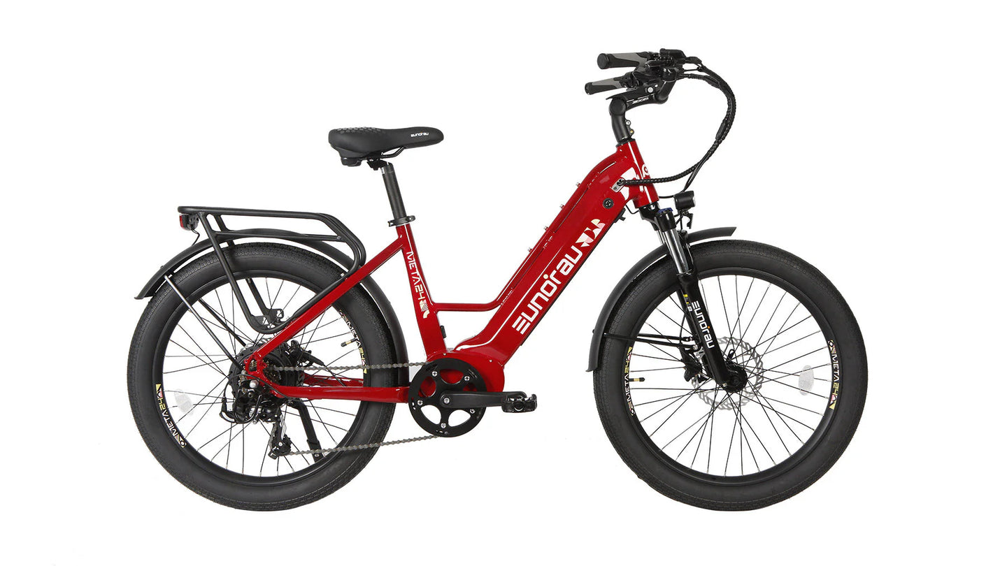 EUNORAU Meta24 1.0 48V 500W Torque Sensor 24" Fat Tire eBike 100mi