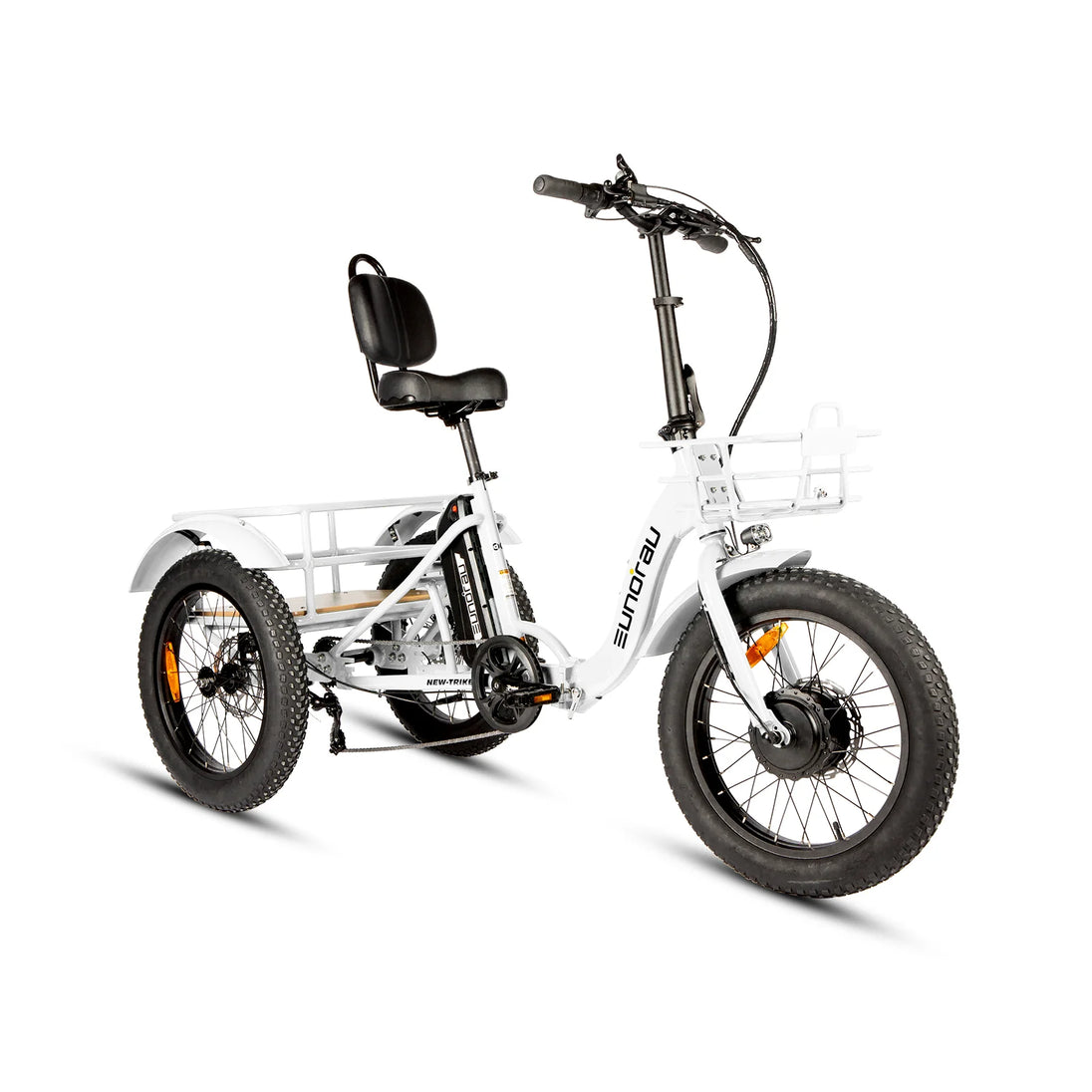 EUNORAU New-Trike 2.0 folding electric tricycle rear basket