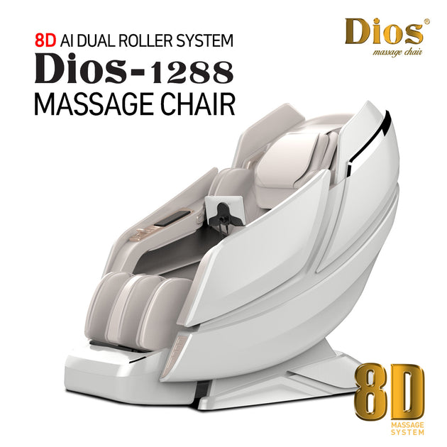 Kahuna Dios-1288 gray 8D AI SL-Track zero gravity massage chair