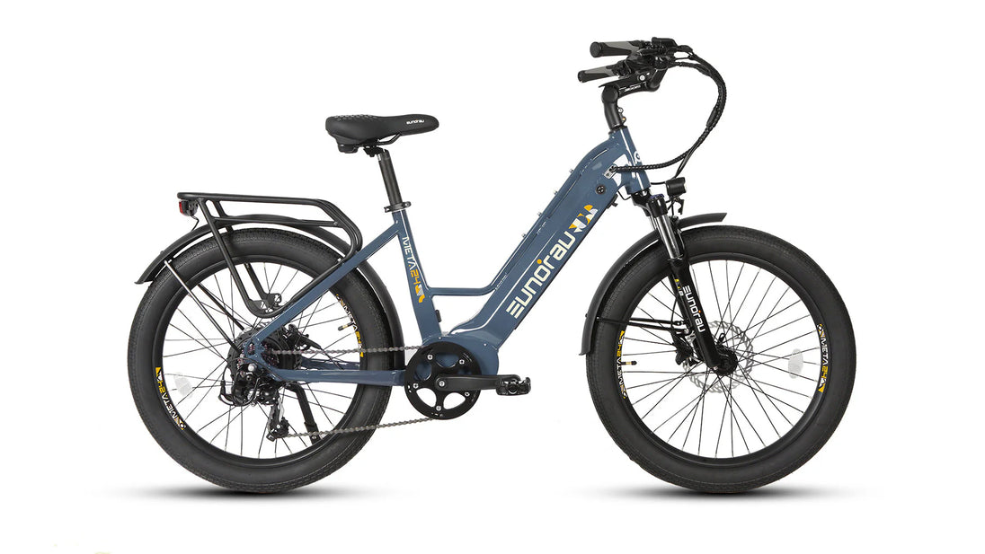 EUNORAU Meta24 1.0 48V 500W Torque Sensor 24" Fat Tire eBike 100mi