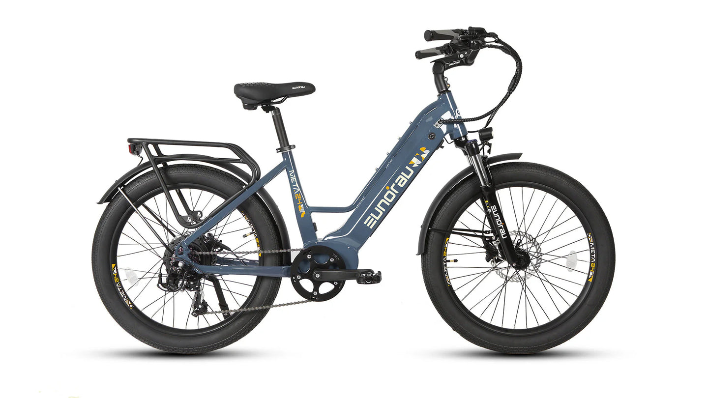 EUNORAU Meta26 1.0 48V 500W Torque Sensor 26" Fat Tire eBike 100mi