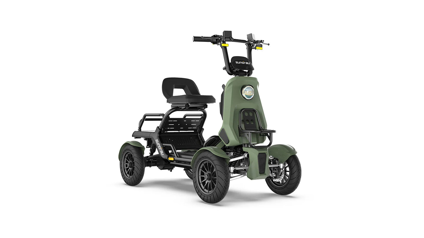 EUNORAU S500 Electric Utility Quad 500W 48V 27AH 4-Wheel Cargo