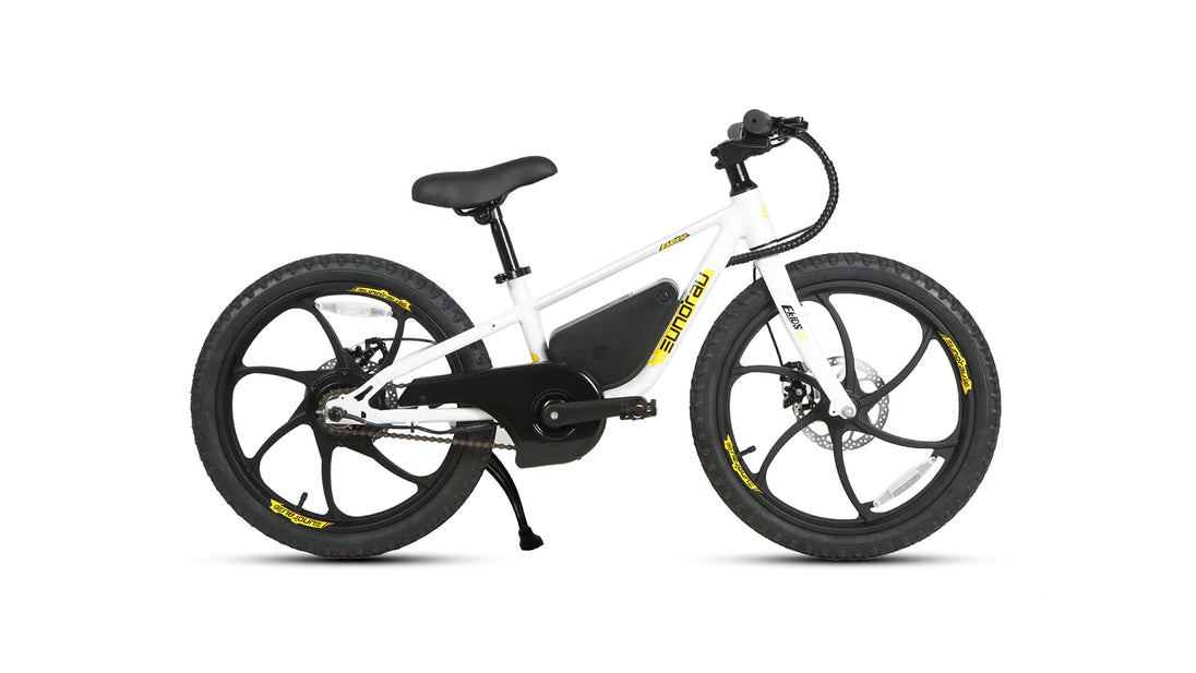 EUNORAU eKids20 24V 250W Kids Electric Bike 3 Speeds Ages 8 Plus