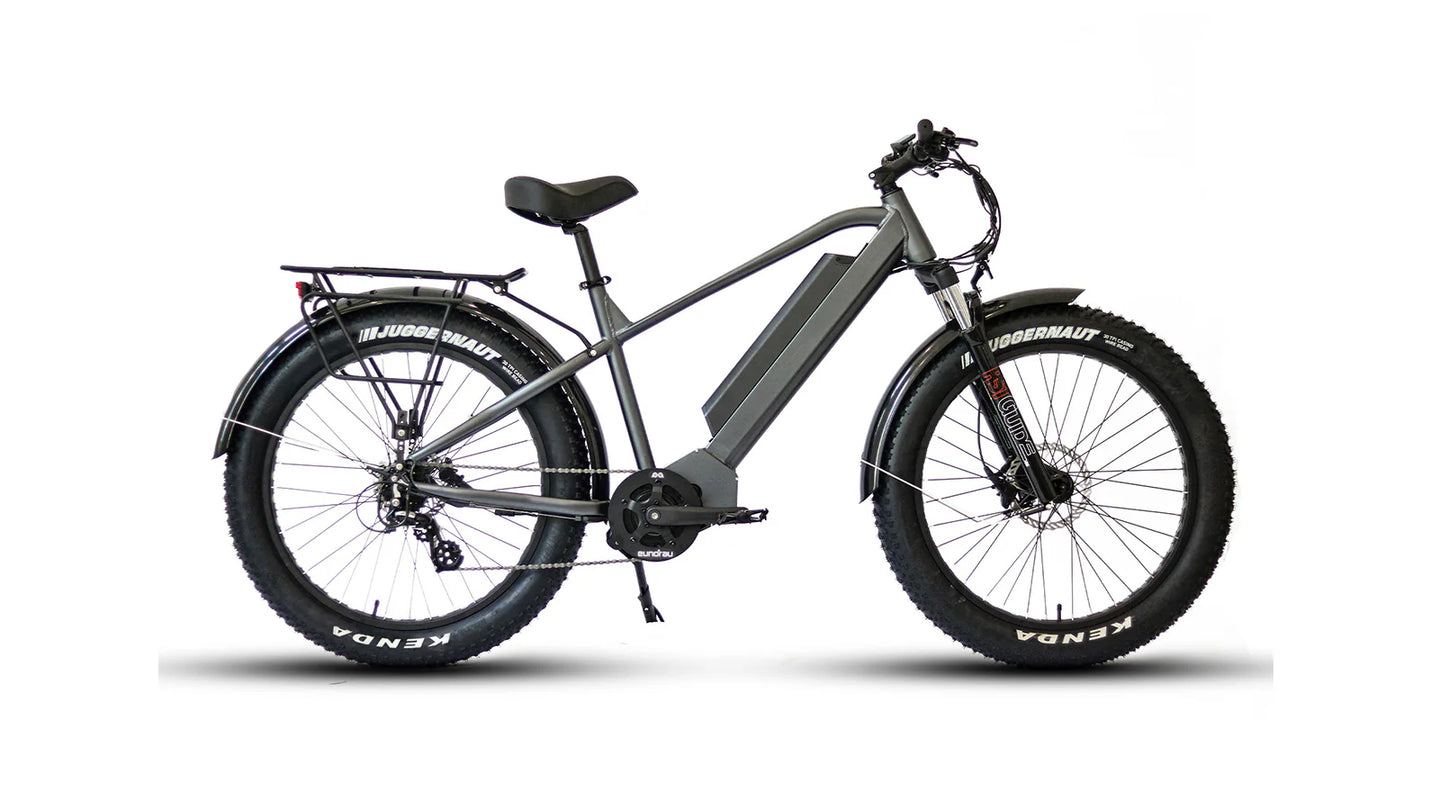 Eunorau 48V 1000W BAFANG Mid-Motor eBike 60mi 26" Fat Tire 7spd