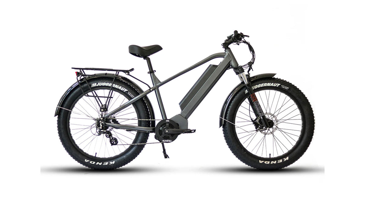 Eunorau 48V 1000W BAFANG Mid-Motor eBike 60mi 26" Fat Tire 7spd
