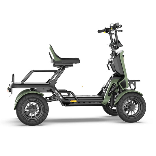 EUNORAU S500 Electric Utility Quad 500W 48V 27AH 4-Wheel Cargo