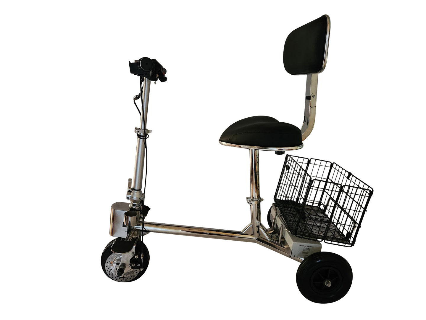 SmartScoot lightweight foldable 3-wheel mobility scooter