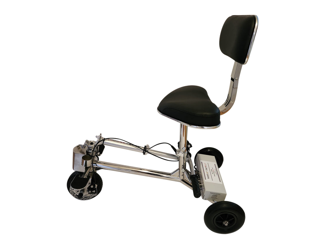 SmartScoot lightweight foldable 3-wheel mobility scooter