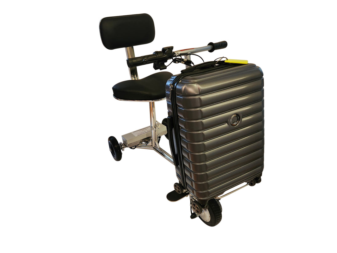 SmartScoot lightweight foldable 3-wheel mobility scooter