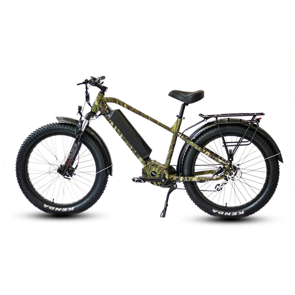 Eunorau 48V 1000W BAFANG Mid-Motor eBike 60mi 26" Fat Tire 7spd