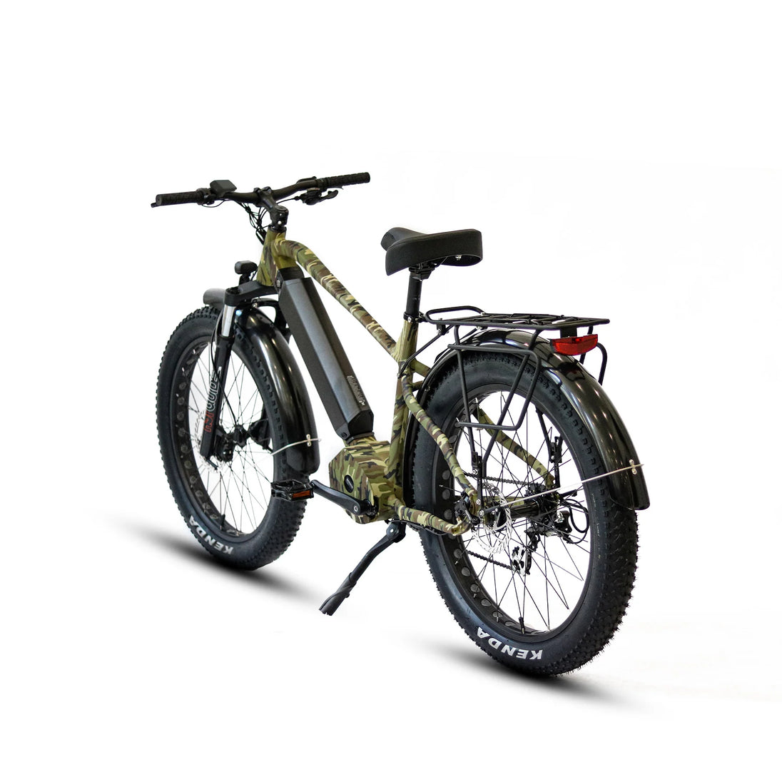 Eunorau 48V 1000W BAFANG Mid-Motor eBike 60mi 26" Fat Tire 7spd
