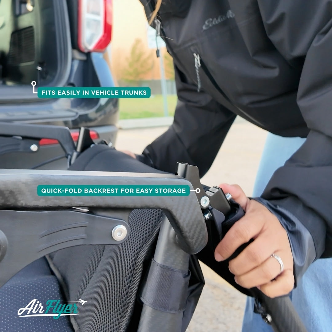 AirFlyer Ultra Light Carbon Fibre Electric Wheelchair