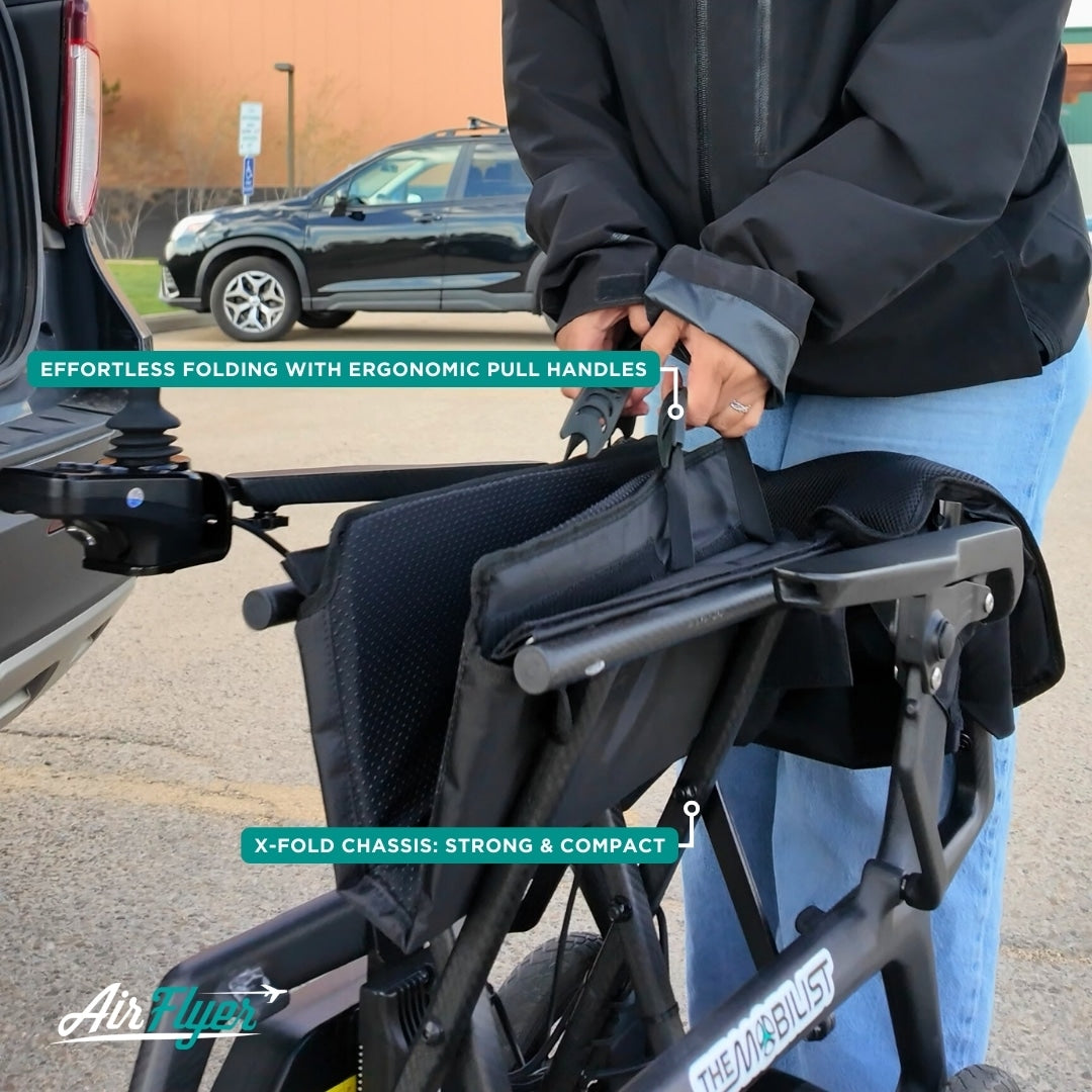 AirFlyer Ultra Light Carbon Fibre Electric Wheelchair