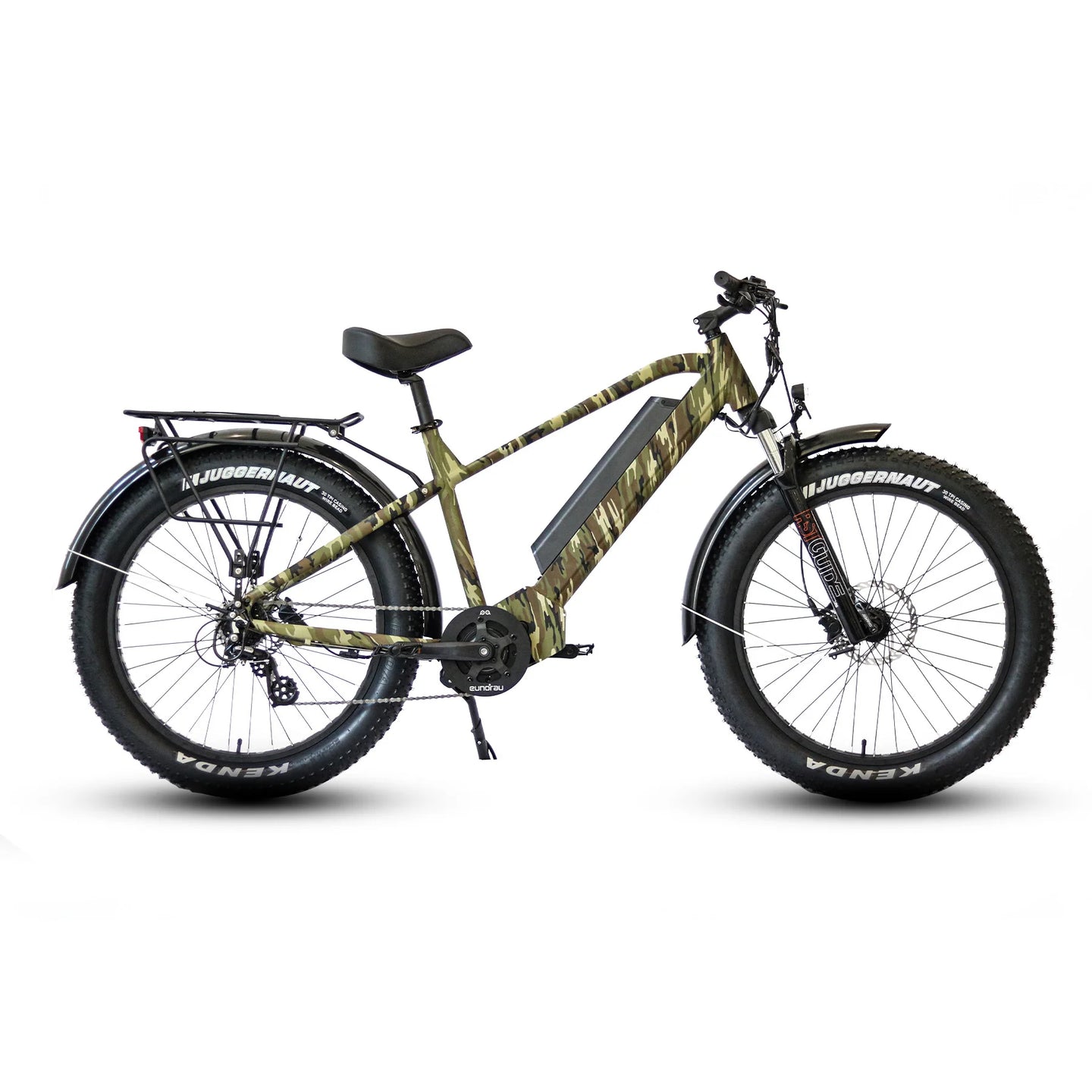 Eunorau 48V 1000W BAFANG Mid-Motor eBike 60mi 26" Fat Tire 7spd