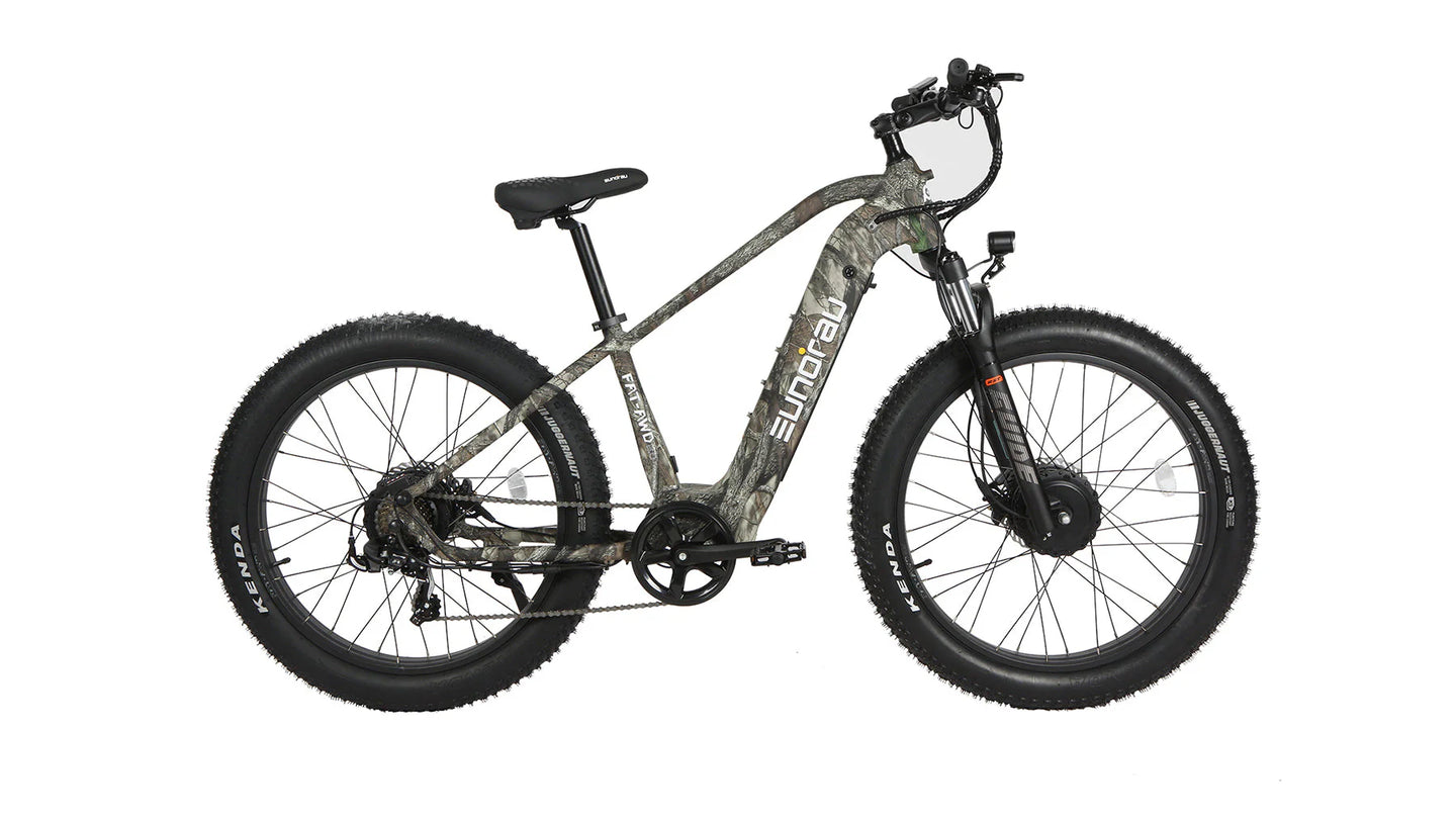 EUNORAU Fat-AWD 2.0 48V Dual 500W Motor Fat Tire eBike 80mi LG
