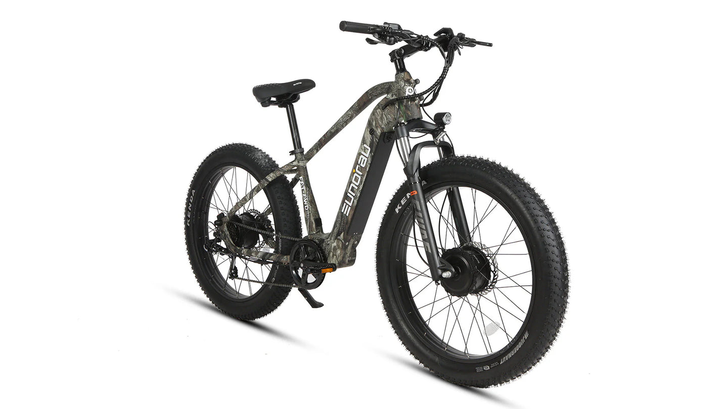 EUNORAU Fat-AWD 2.0 48V Dual 500W Motor Fat Tire eBike 80mi LG