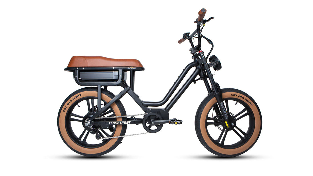 EUNORAU Flash Lite ST 52V 750W Fat Tire eBike 100mi Dual Battery