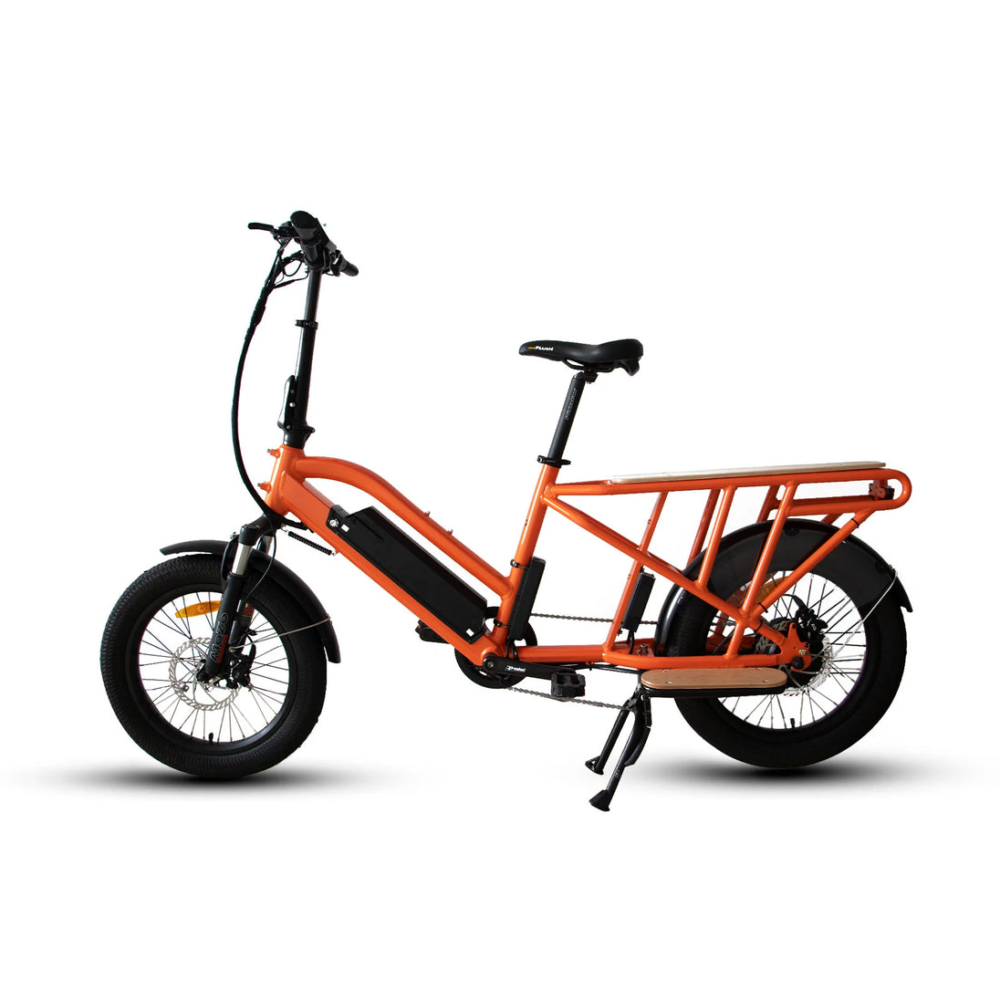 EUNORAU G30-Cargo 2.0 48V 500W Long-Tail Cargo eBike 440lbs 20"