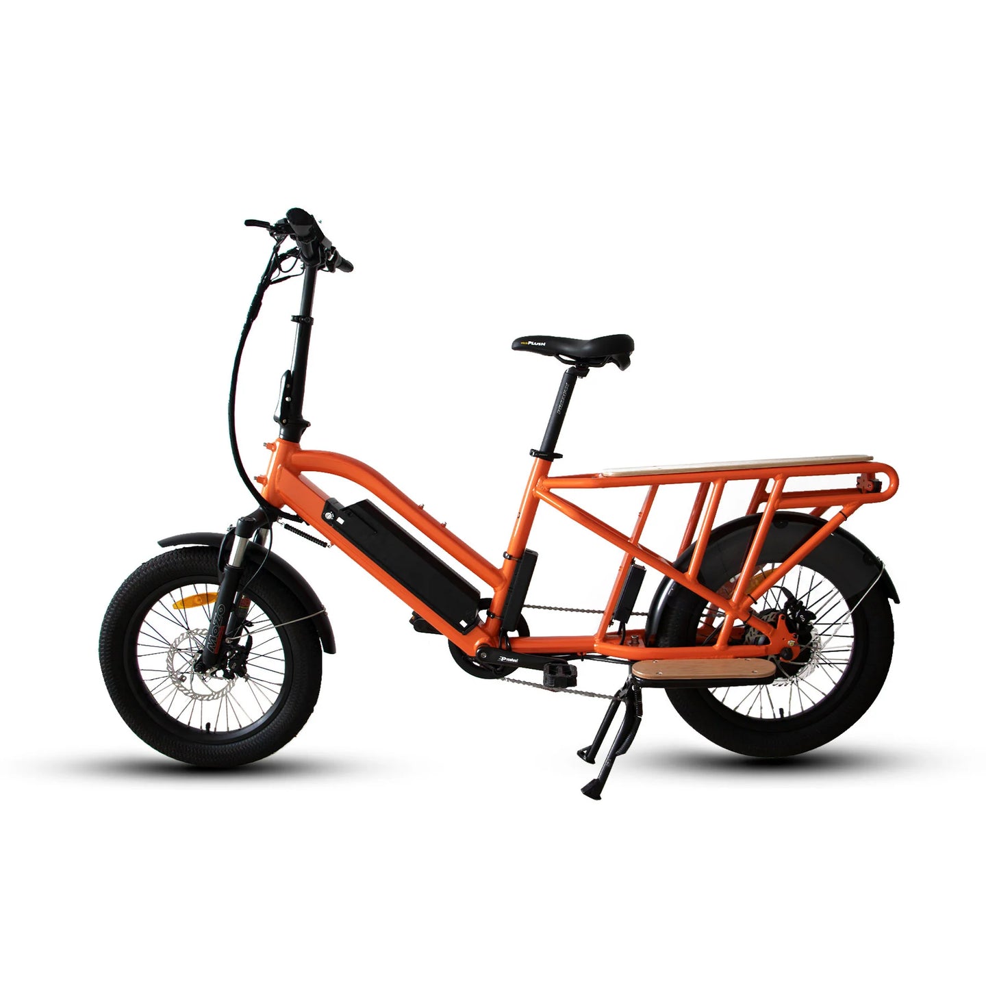 EUNORAU G30-Cargo 2.0 48V 500W Long-Tail Cargo eBike 440lbs 20"