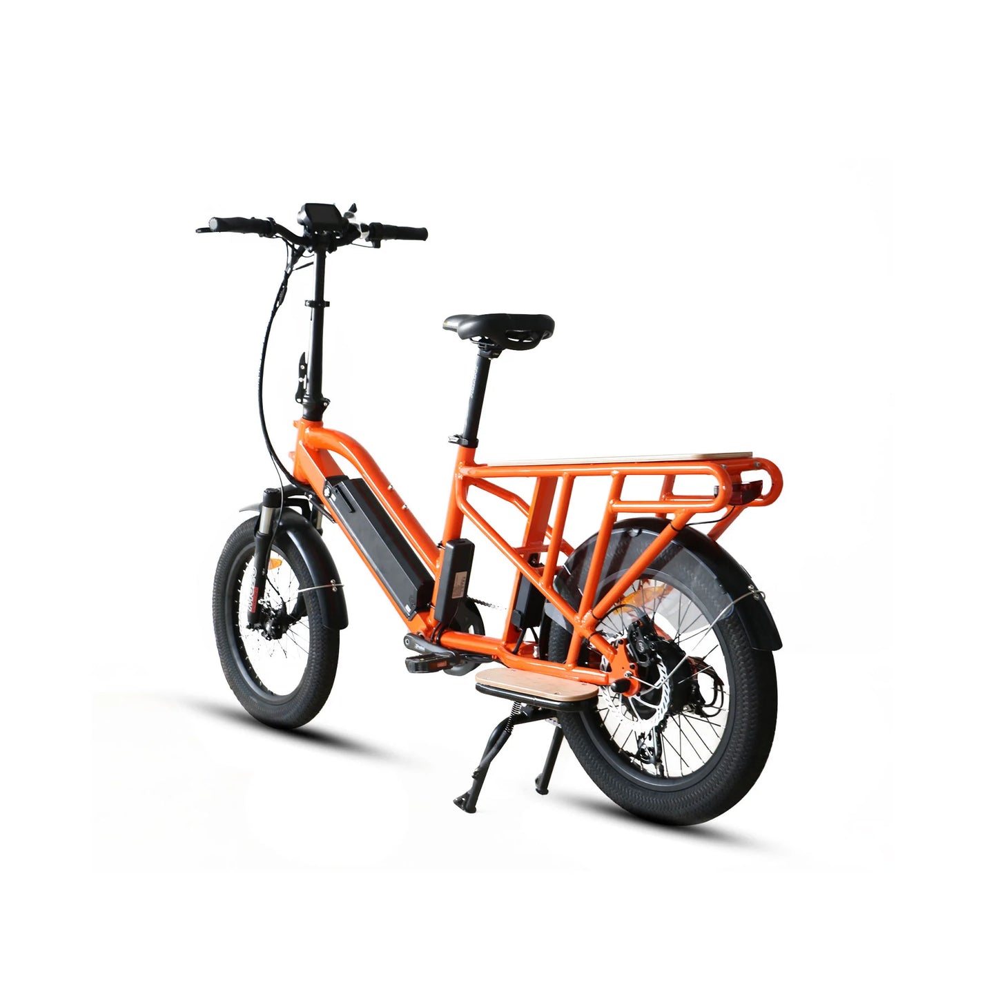 EUNORAU G30-Cargo 2.0 48V 500W Long-Tail Cargo eBike 440lbs 20"