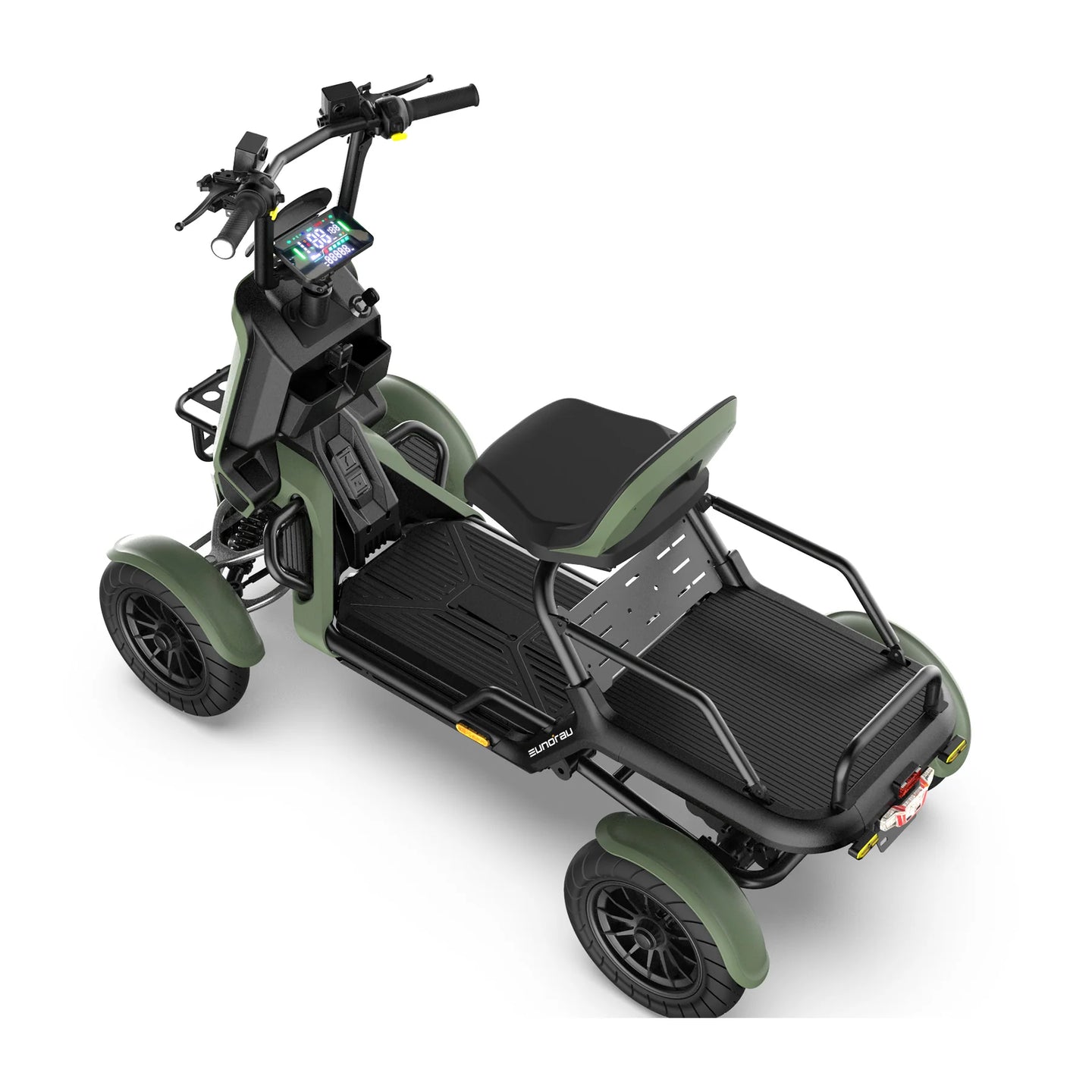 EUNORAU S500 Electric Utility Quad 500W 48V 27AH 4-Wheel Cargo