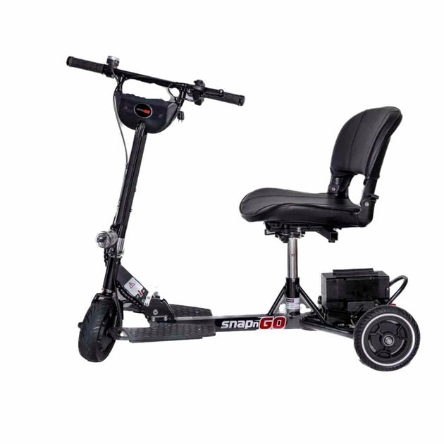 Side view SnapnGo mobility scooter
