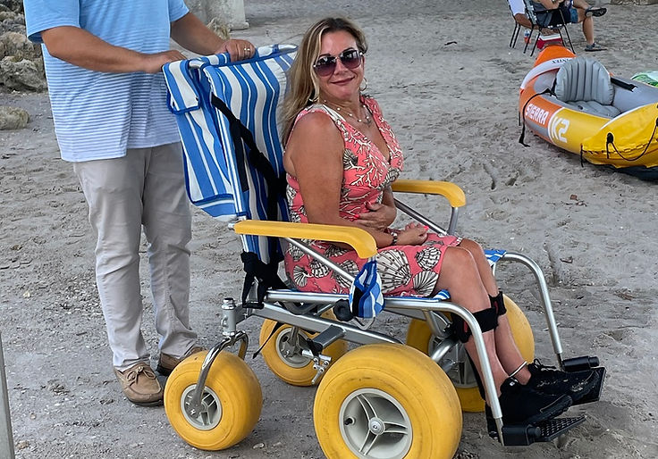 Accessrec AllTerrain Beach Wheelchair TW4