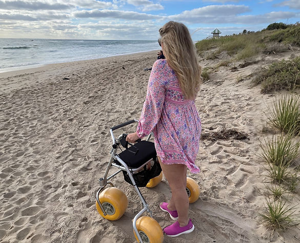 Accessrec AllTerrain Rollator Walker ASBW4